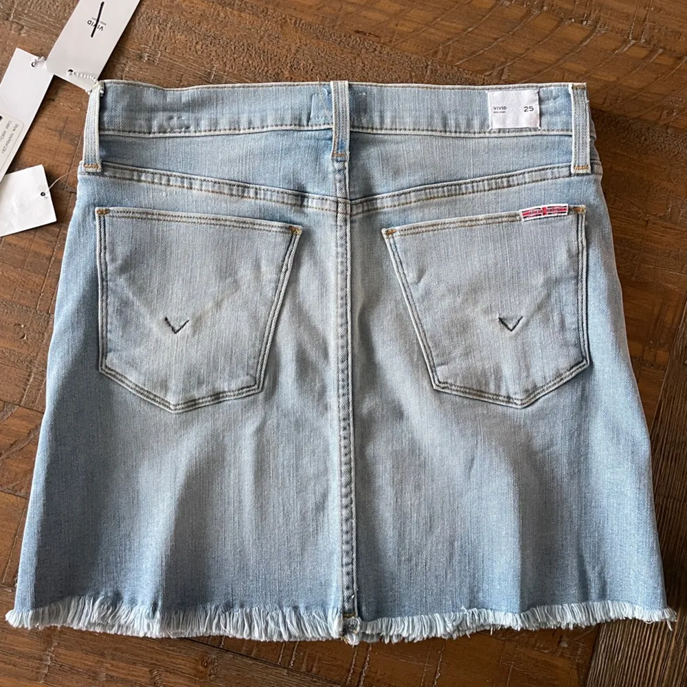 Hudson denim mini skirt Vivid Sz 25 nwt - Image 6