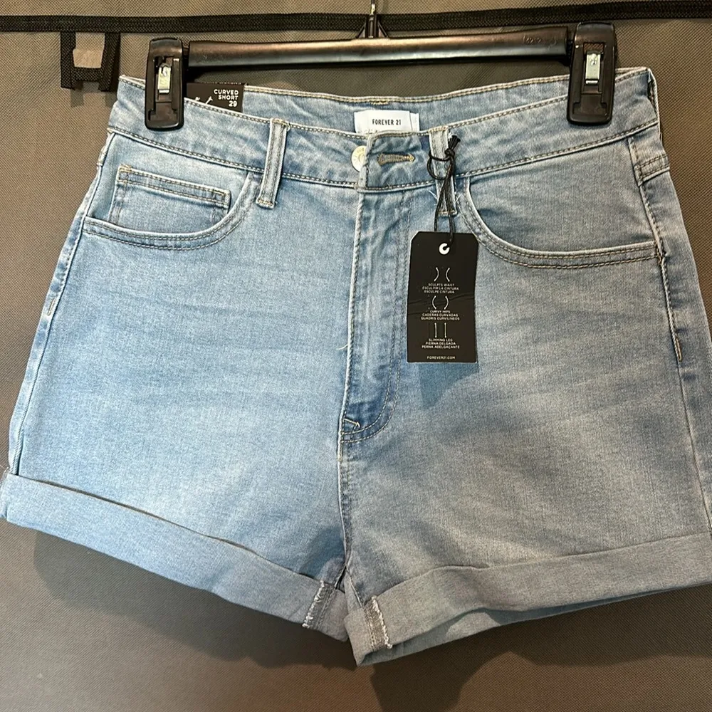 NWT Forever 21 Curvy high rise shorts - Image 2