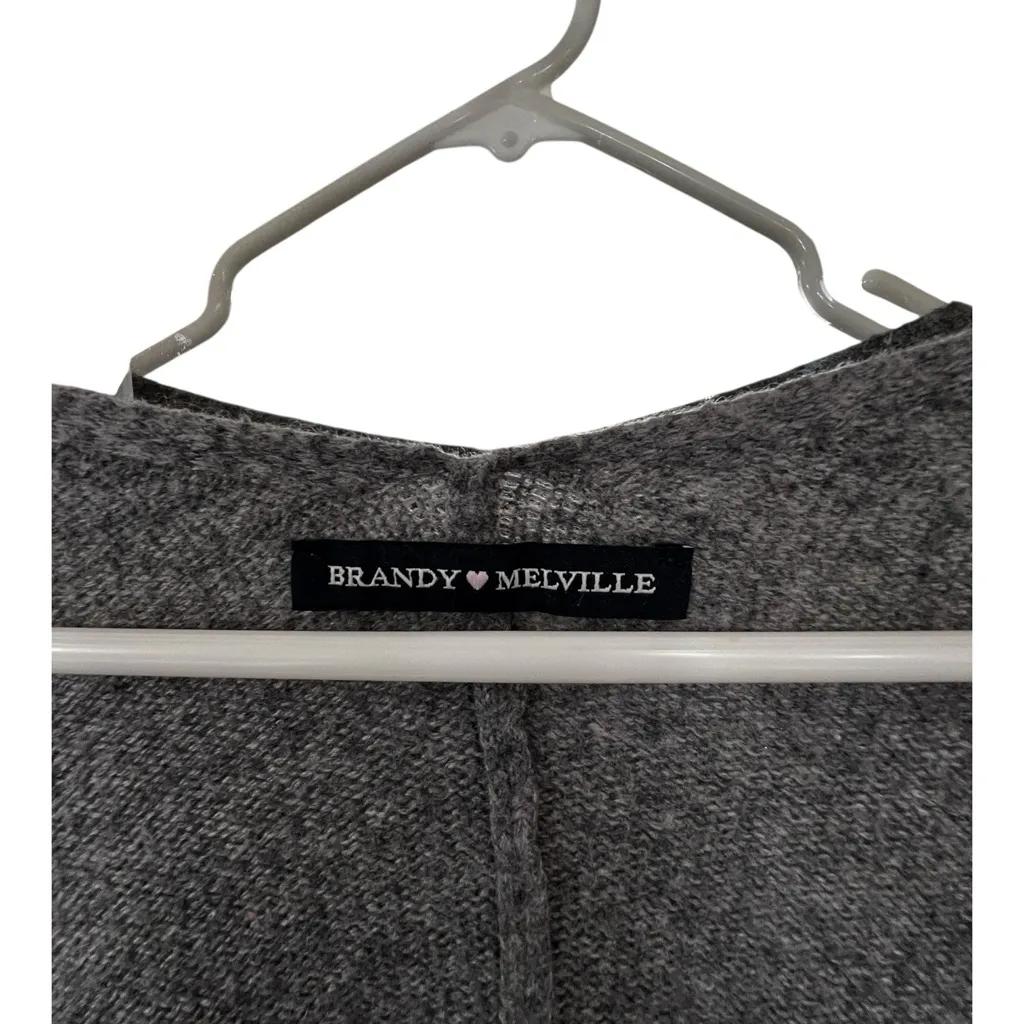 Brandy Melville Charcoal Cardigan - Image 5