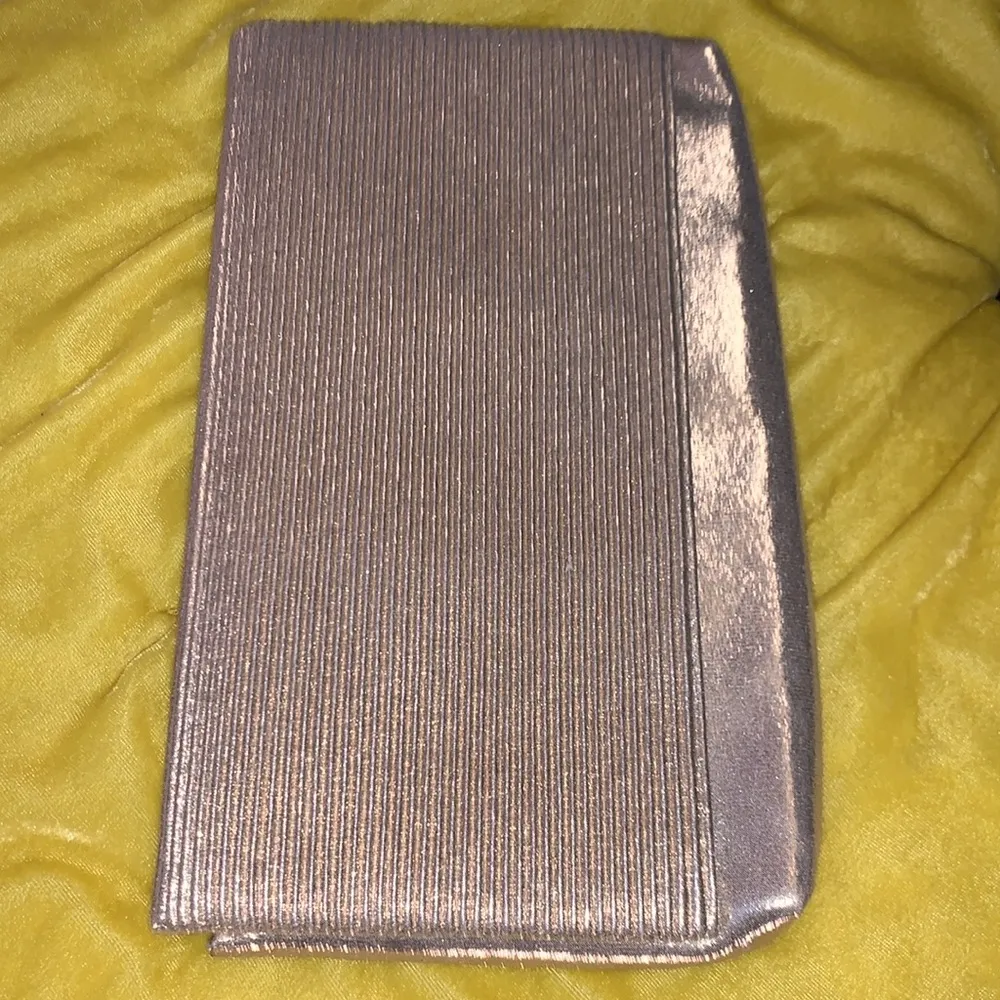 Vintage Rose Gold Clutch/ Crossbody with Gold Tone Rope Chain - Image 14