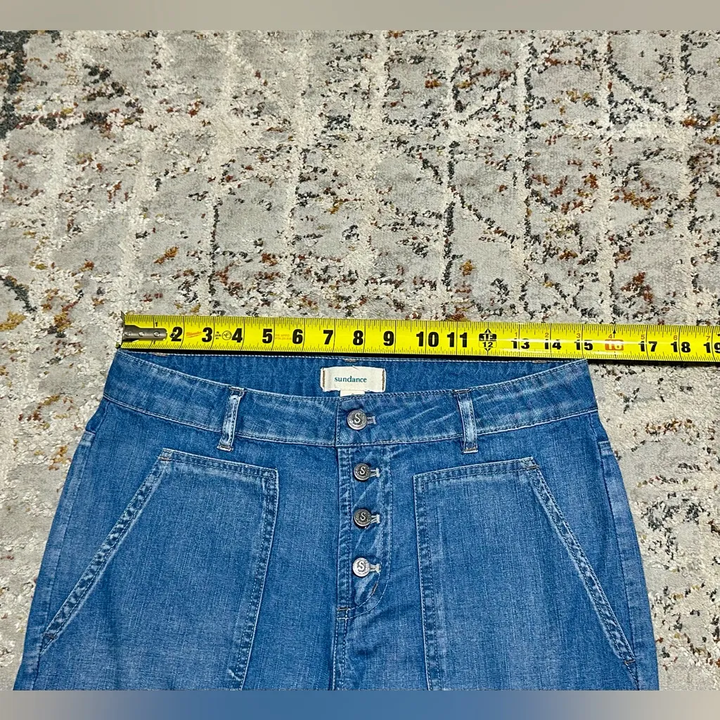 Sundance Jolienne Lightweight Denim
Cargo Jogger Jeans button fly size 2 - Image 6