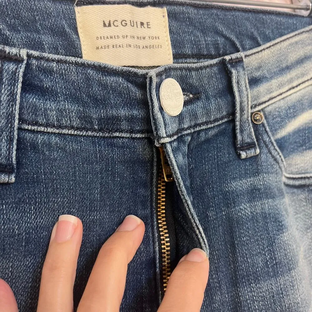 McGuire Women's Mrs. Robinson Jeans Starry Night Wash Size 27 - Image 5