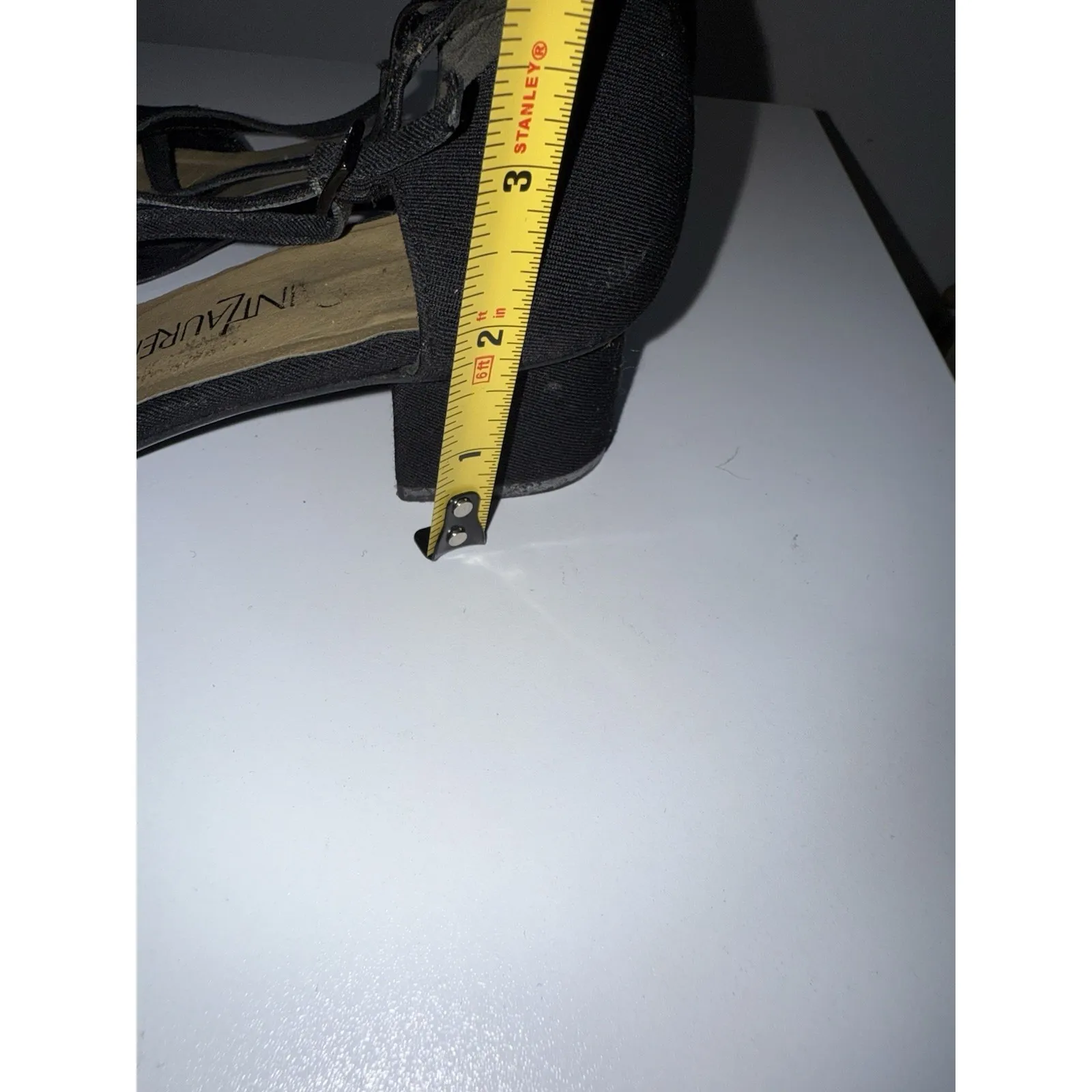 Vintage YSL Satin T - Image 9