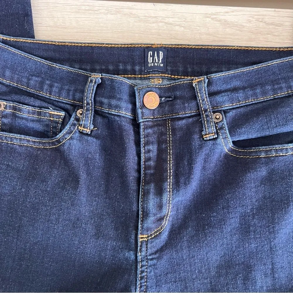 GAP Stretch True Skinny Rinsed Denim Jeans Size 29 - Image 4