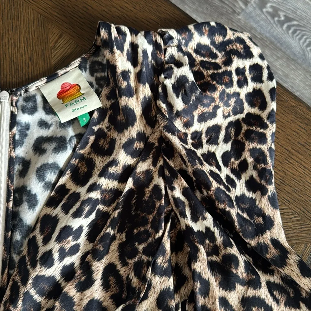 Farm Rio Cream Natural Skin Lenzing™ Ecovero™ Viscose Midi Dress, Small, $230 - Image 13