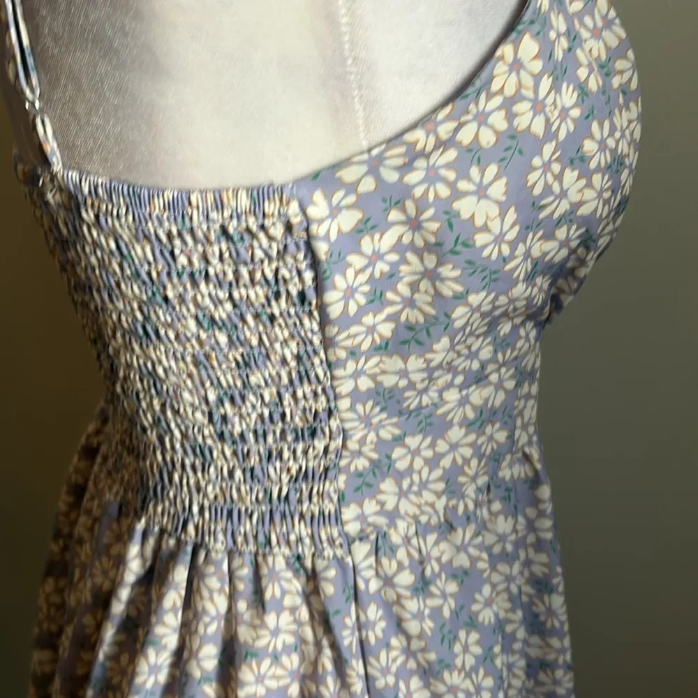 SHEIN Women’s Floral Print Smocked Spring Summer Tiered Skirt Skater Sundress - Image 5