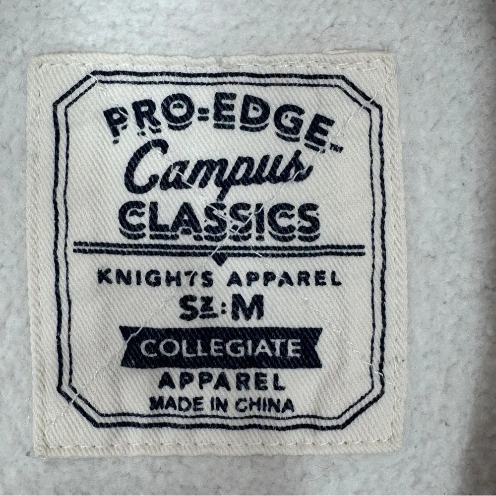 Pro Edge Campus Naval Academy Reverse Weave Sweatshirt‎ Light Grey Medium Gray - Image 9