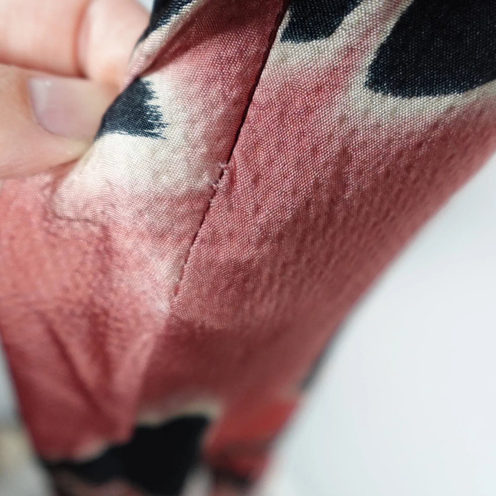 Tanya Taylor Long Sleeve Blaire Dress size 12 black salmon - Image 10