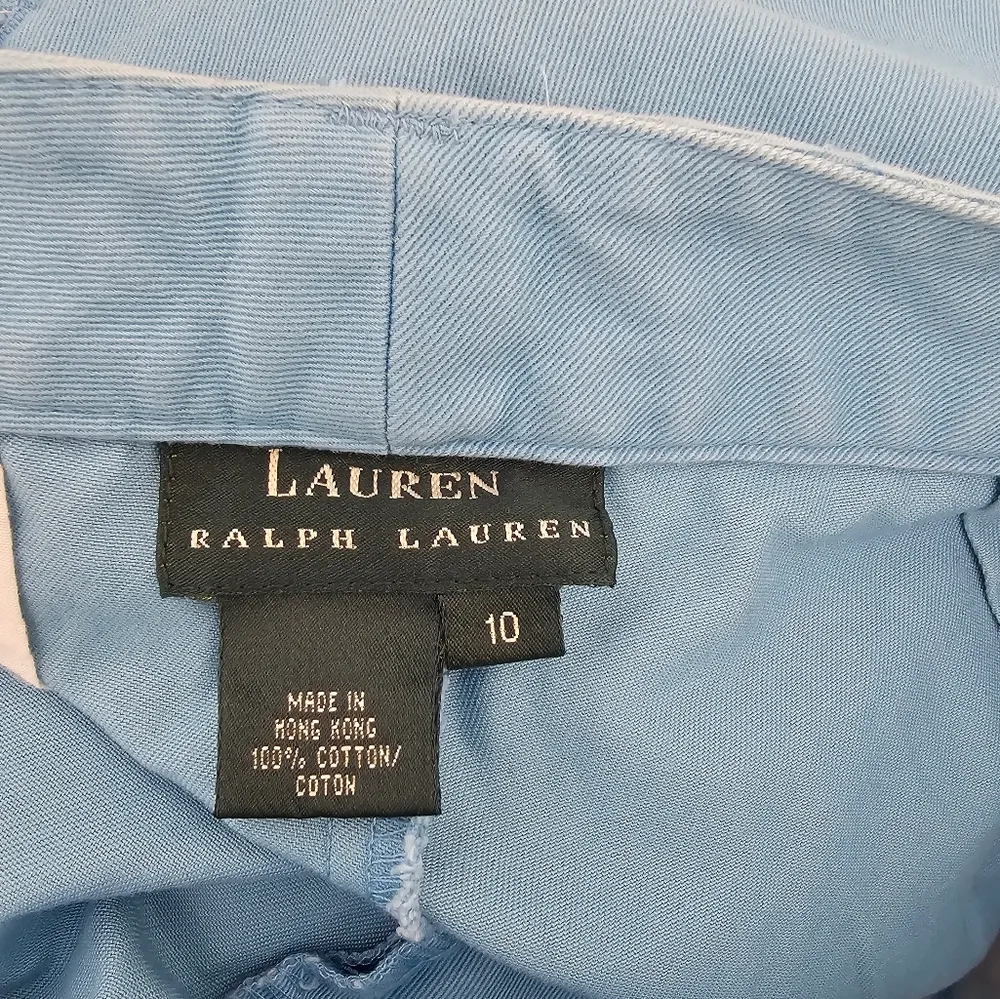 Lauren Ralph Lauren Light Blue Chino Pants sz 10 New With Tags - Image 3