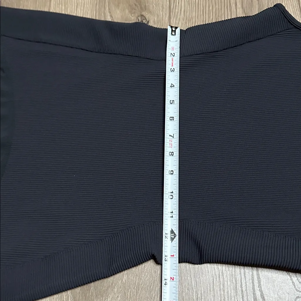 Athleta Ribbed Fit And Flare Midi Active Tank Dress Black Size XS - Image 10