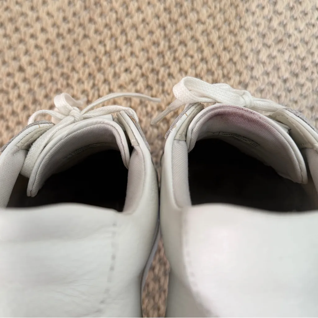 Vagabond Judy White Leather Platform Lace-Up Sneakers Size 8 US / 38 EU - Image 9