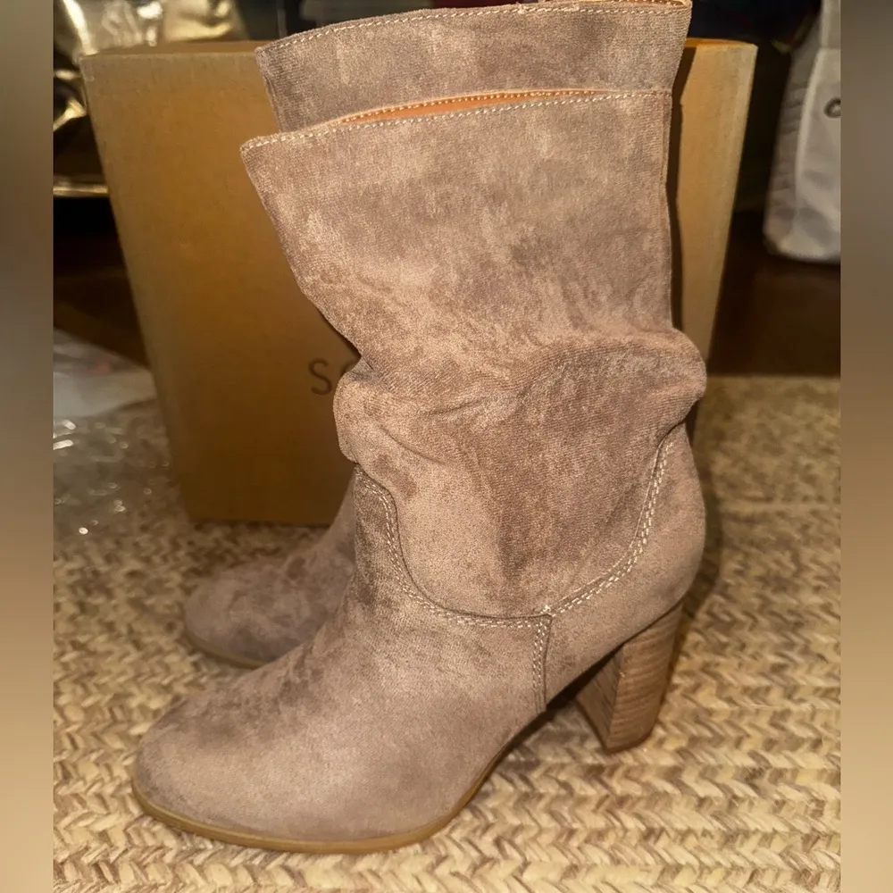 Oasis  society mid-calf suede boots - Image 4