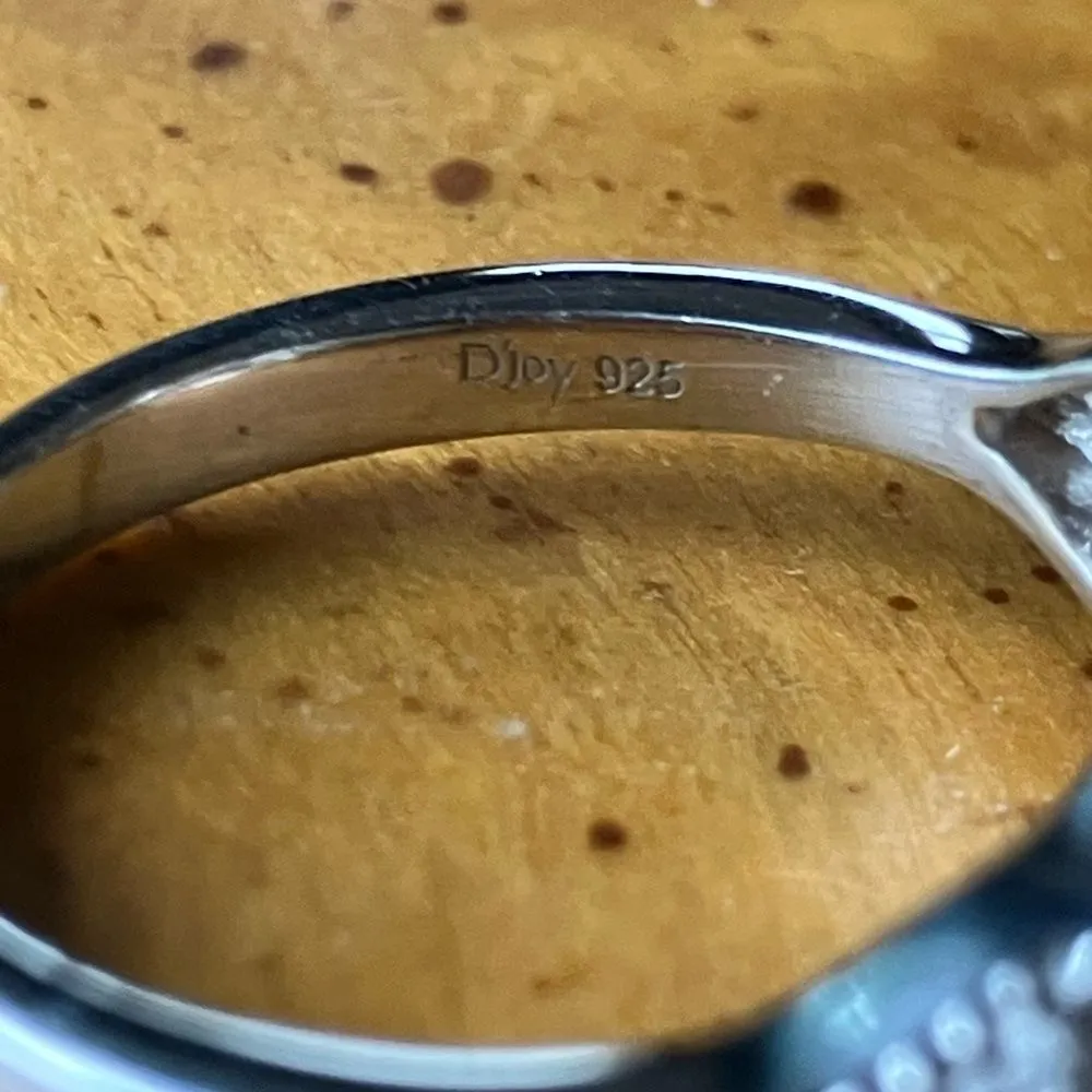 Norwegian Thulite Ruby Sterling Silver Ring Size 7.75 Pink - Image 5