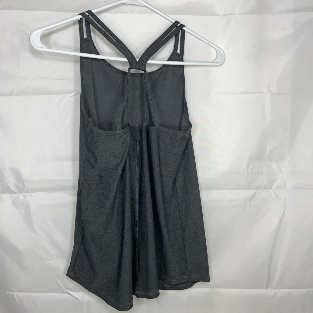 NWOT DSG women’s dark gray active racerback strappy loose athletic tank‎ top S - Image 6