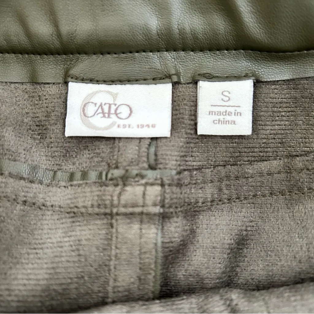 Cato Olive Pencil Skirt - Image 5