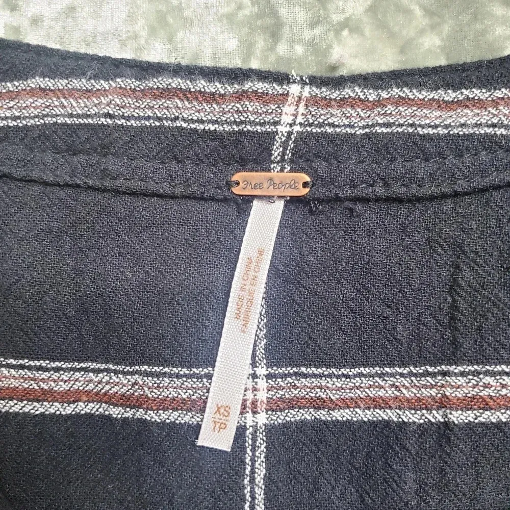 Free People Keep It In Check Plaid Jumpsuit - Image 8