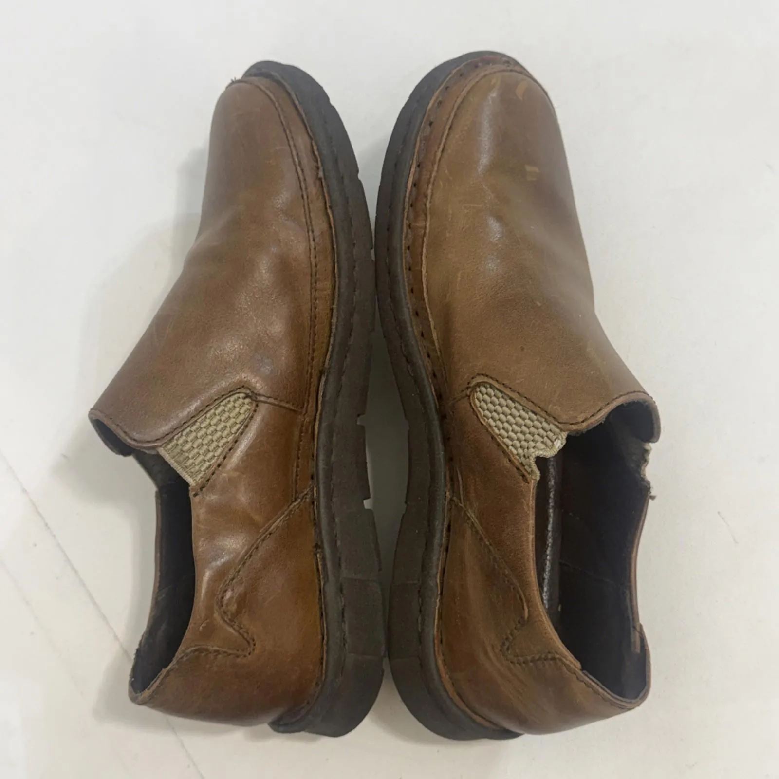 Born Kent Loafers Brown Leather Slip on Casual Gorpcore Unisex Work Shoes Sz 38 - Image 13