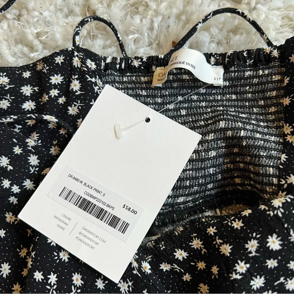 OAK + FORT Mini Ruffle Floral Dress - Image 5