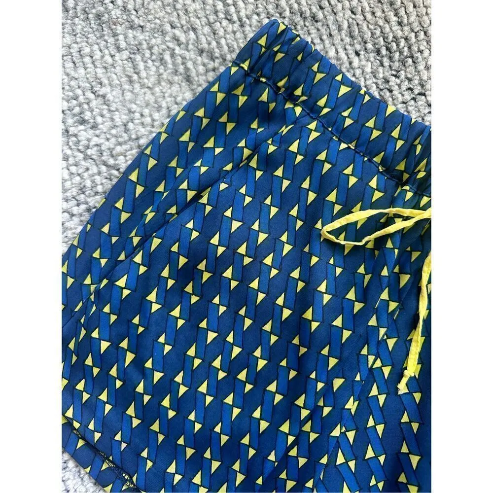 ZARA Print Drawstring Shorts SMALL - Image 2