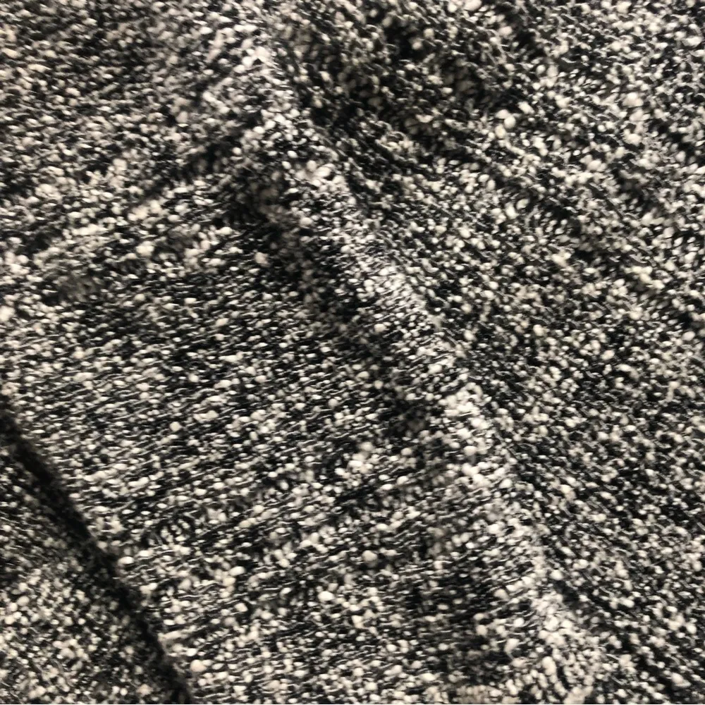 Rag & Bone Nubby Textured Scoop Neck Loose Boxy Knit Sweater L Black White - Image 3