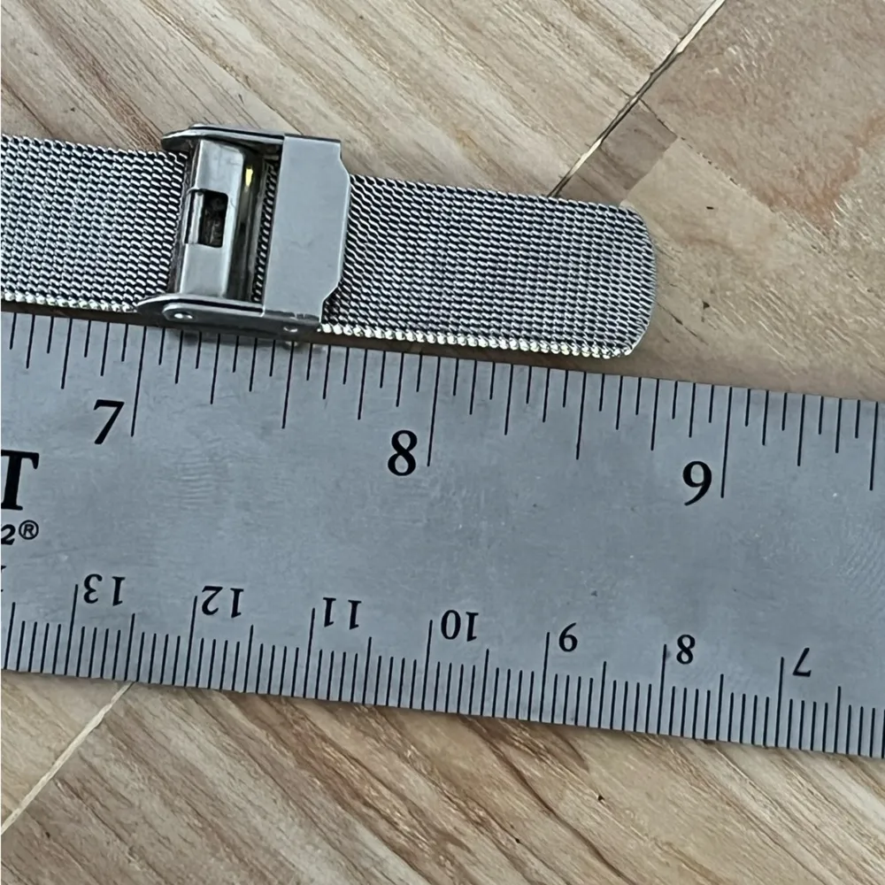 Skagen Steel Denmark Ladies Watch Black Dial Stainless Adjustable Bracelet - Image 11