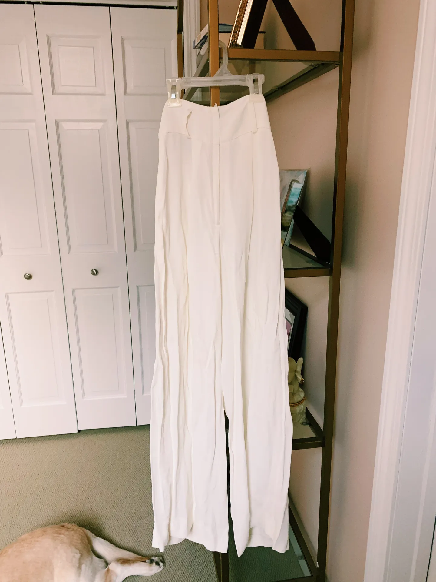 Vintage White Wide Legged Pants  - Image 2