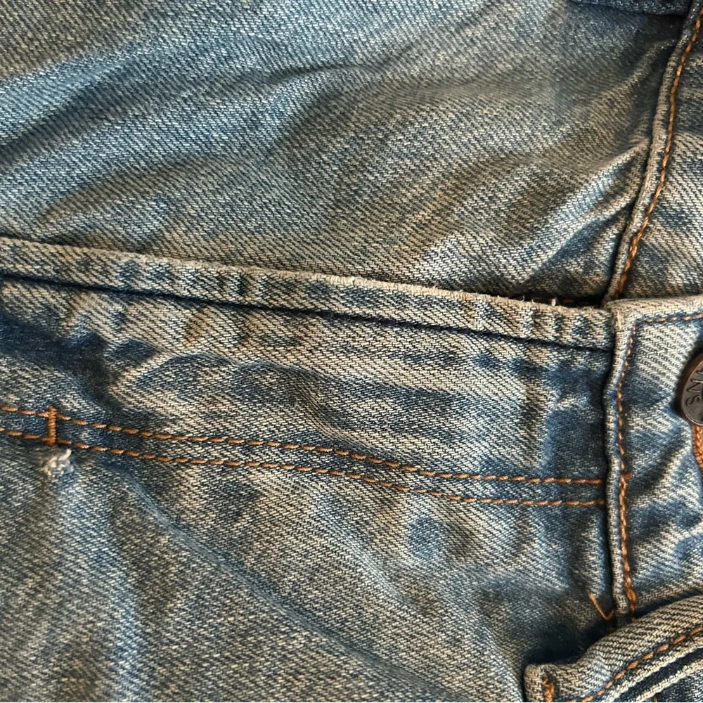 Hidden Medium High Waisted Denim Shorts Blue - Image 3