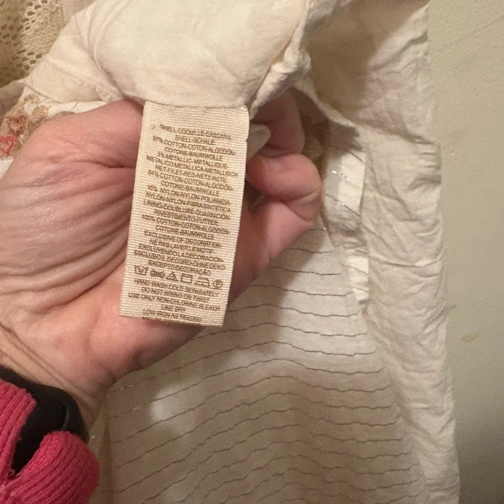 Free People Water Lily mirror red mini dress crochet‎ size 2 lined - Image 10