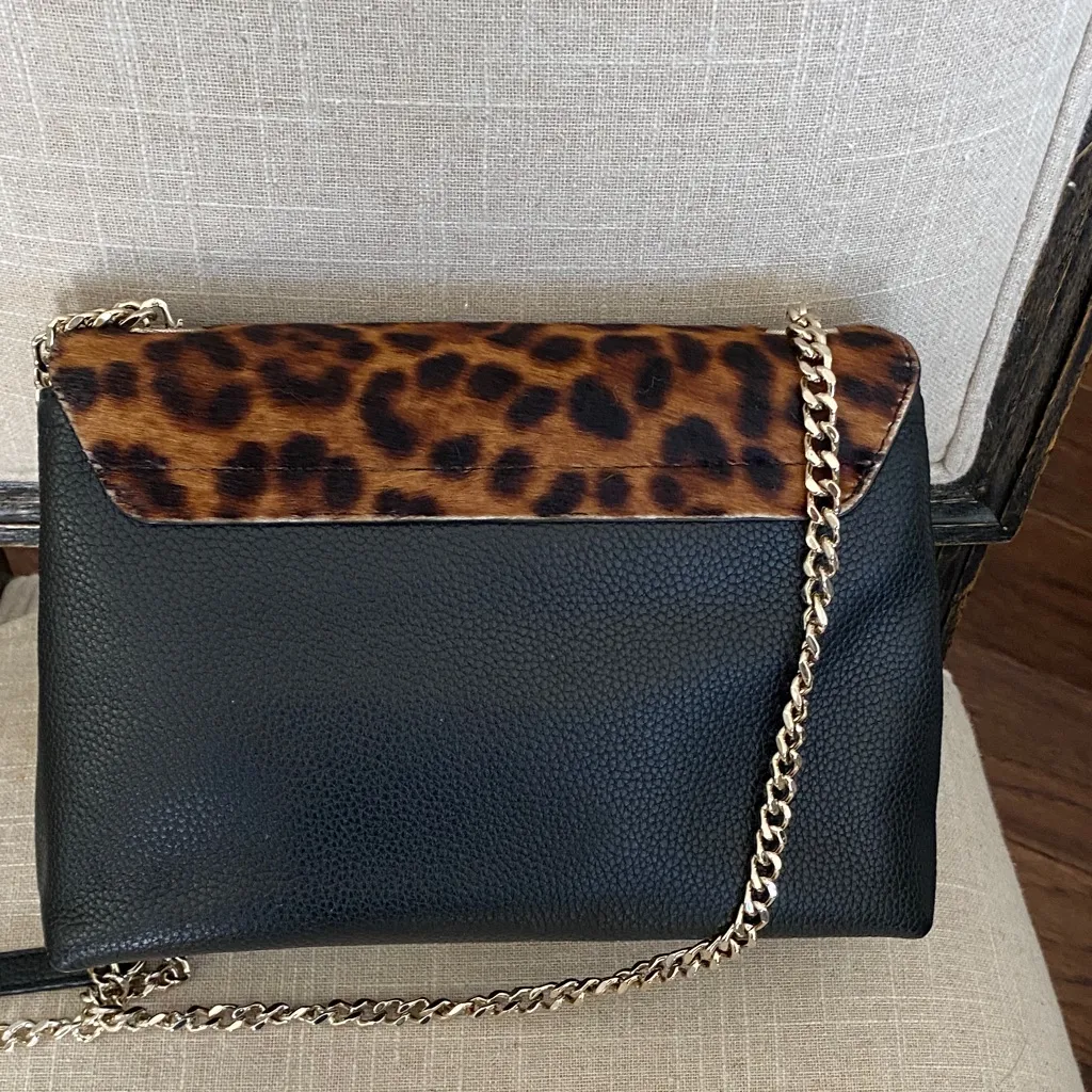 Ted Baker Luccie Leopard Circle Lock Crossbody Bag - Image 6