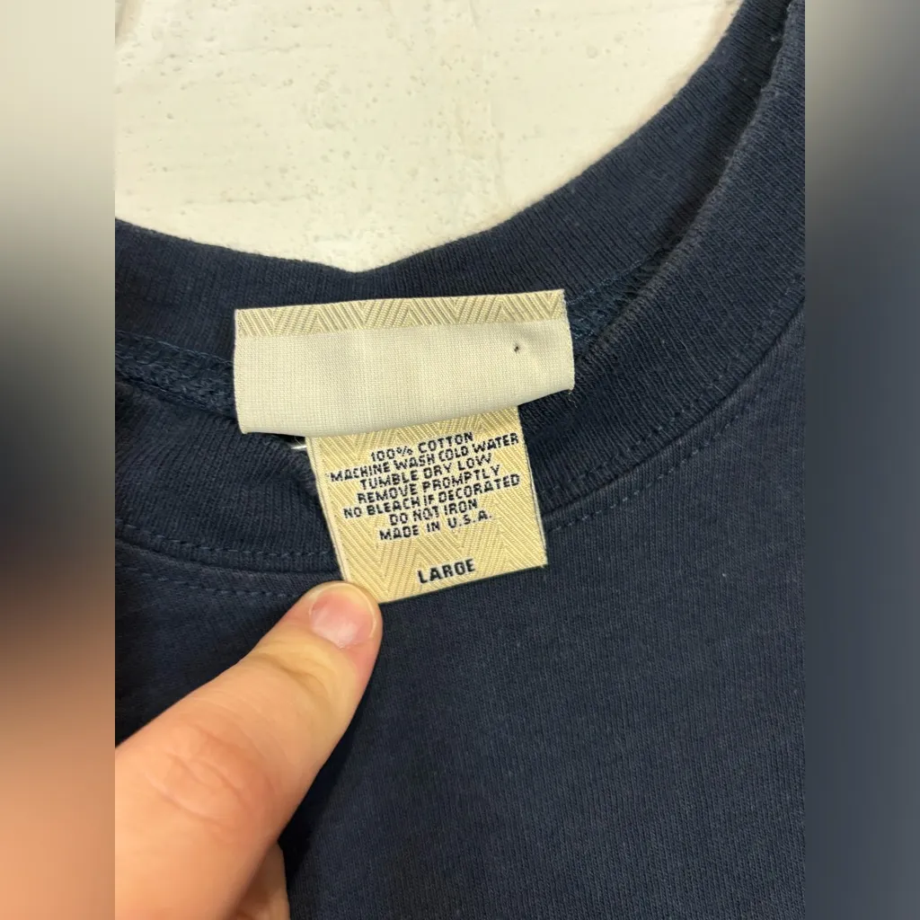 West Trend Woman’s Long Sleeve Captiva Island Tourist Tee Size Large Blue - Image 5