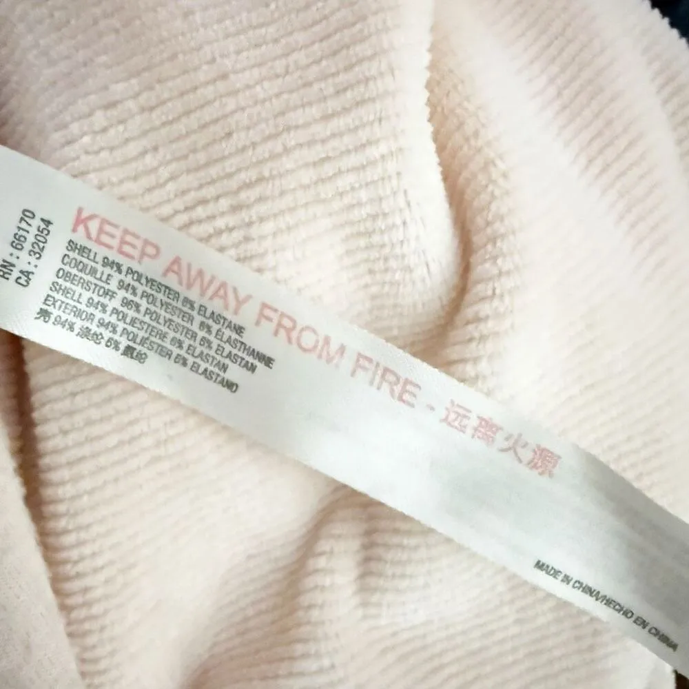 SATURDAY SUNDAY x ANTHROPOLOGIE | Pink Cozy Velvet Hooded Jumpsuit | Medium - Image 10