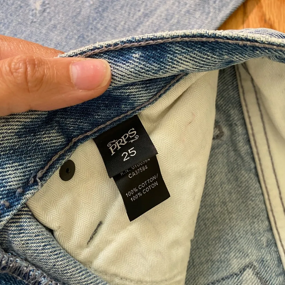PRPS Highwaisted Boyfriend Skinny Jean Size 25 - Image 6