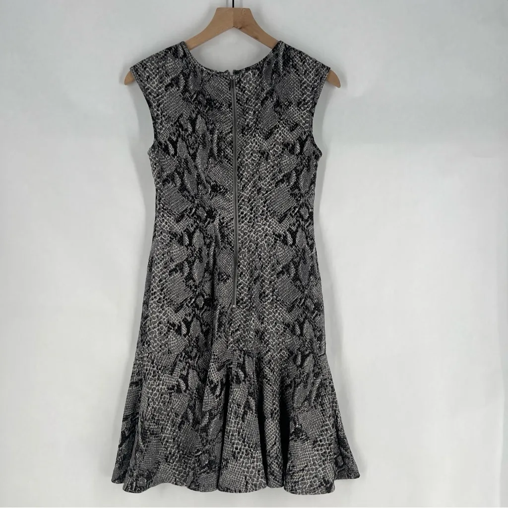Ann Taylor Snake Print Drop Waist Pleated Sleeveless Dress Size‎ 0 - Image 11