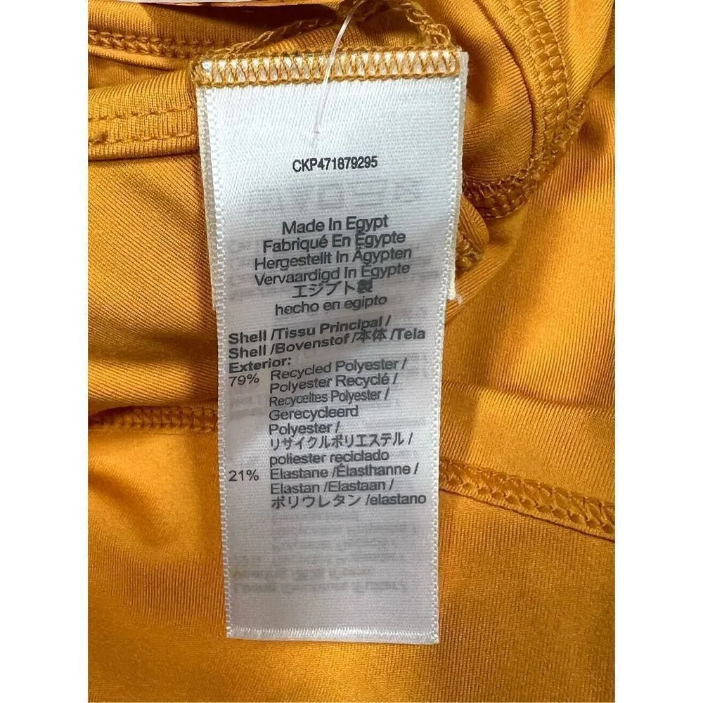 NWT Madewell Women's Yellow Tungsten Glow Flex Cutout Fitness Dress‎ Size XS - Image 5