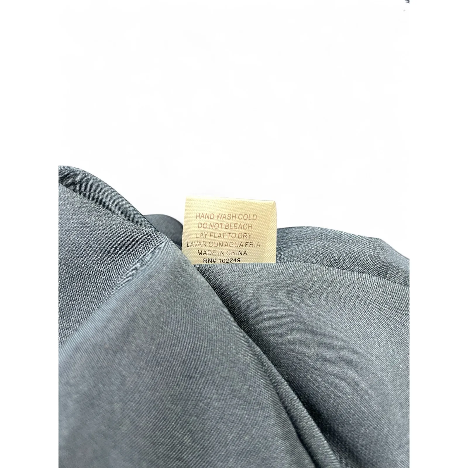 NWT Anthropologie Skies are Blue L Dress Mini Sheer Layer Navy Jewel Neckline - Image 6