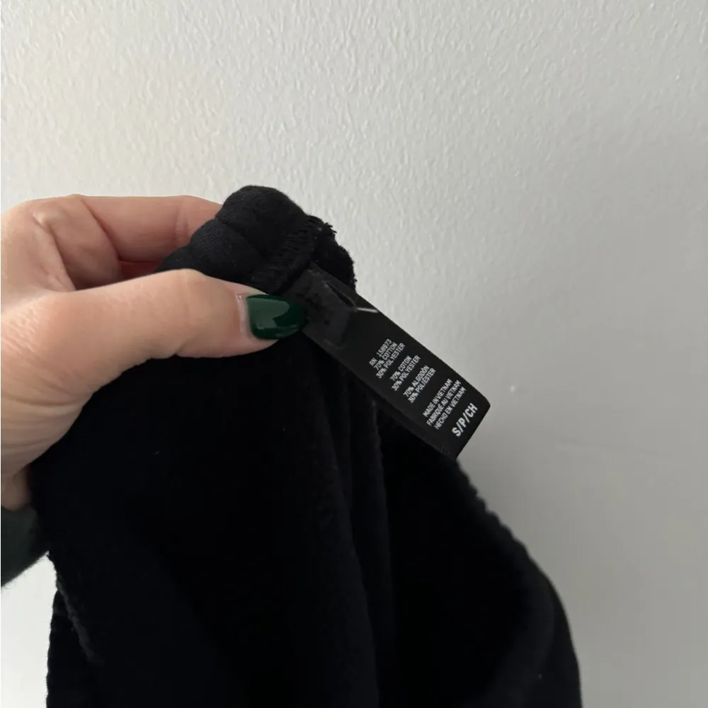 SKIMS Black Cotton Fleece Joggers S - Image 5