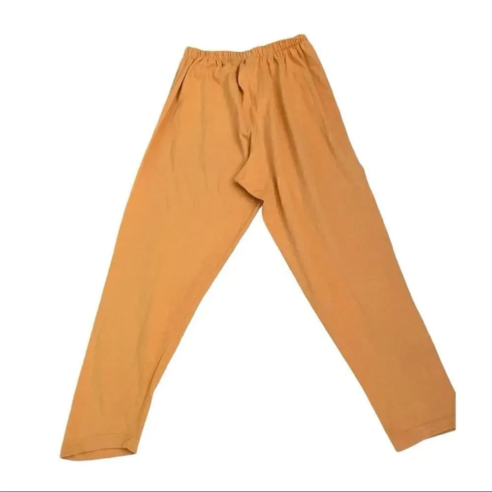 Fast Cotton Yellow Mustard High Waist Pull On Jogger Womens Pants Sz S Yellow - Image 3