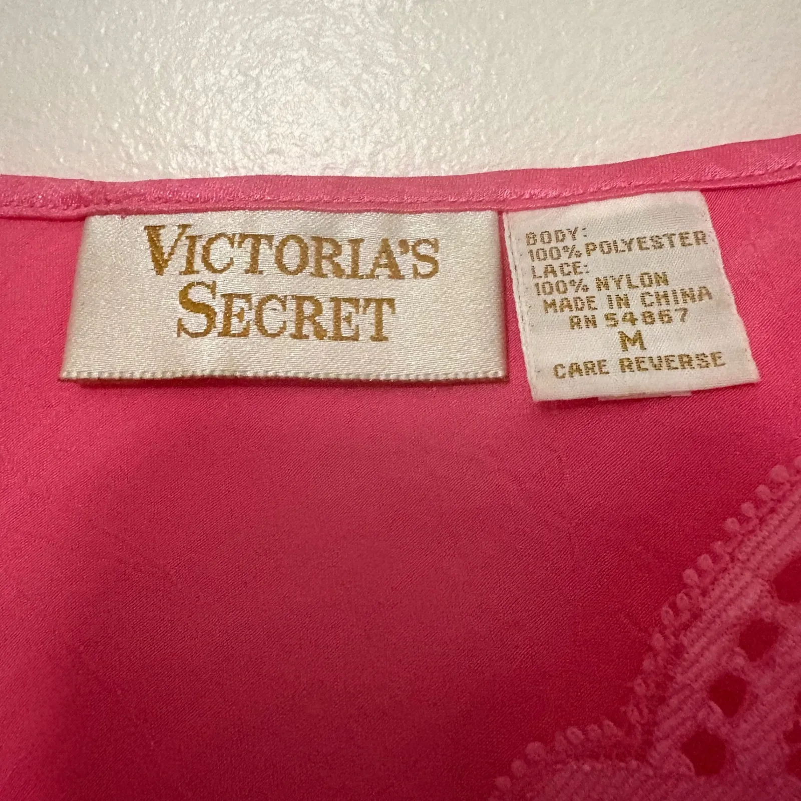 Victoria's Secret Pink Cami Top Lace Trim Sleeveless‎ Tank Top Y2K - Image 5