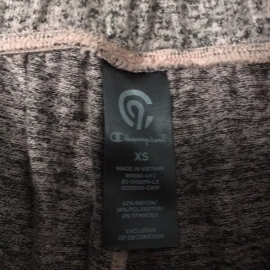 Bin18 Womens Champion Joggers Sweatpants Stretch Marbled Pink Gray-Black Size XS - Image 6