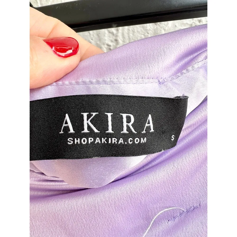 Wide Waistband Pleated Pansy Garden A-Line Maxi Skirt Purple Women's S - Image 5