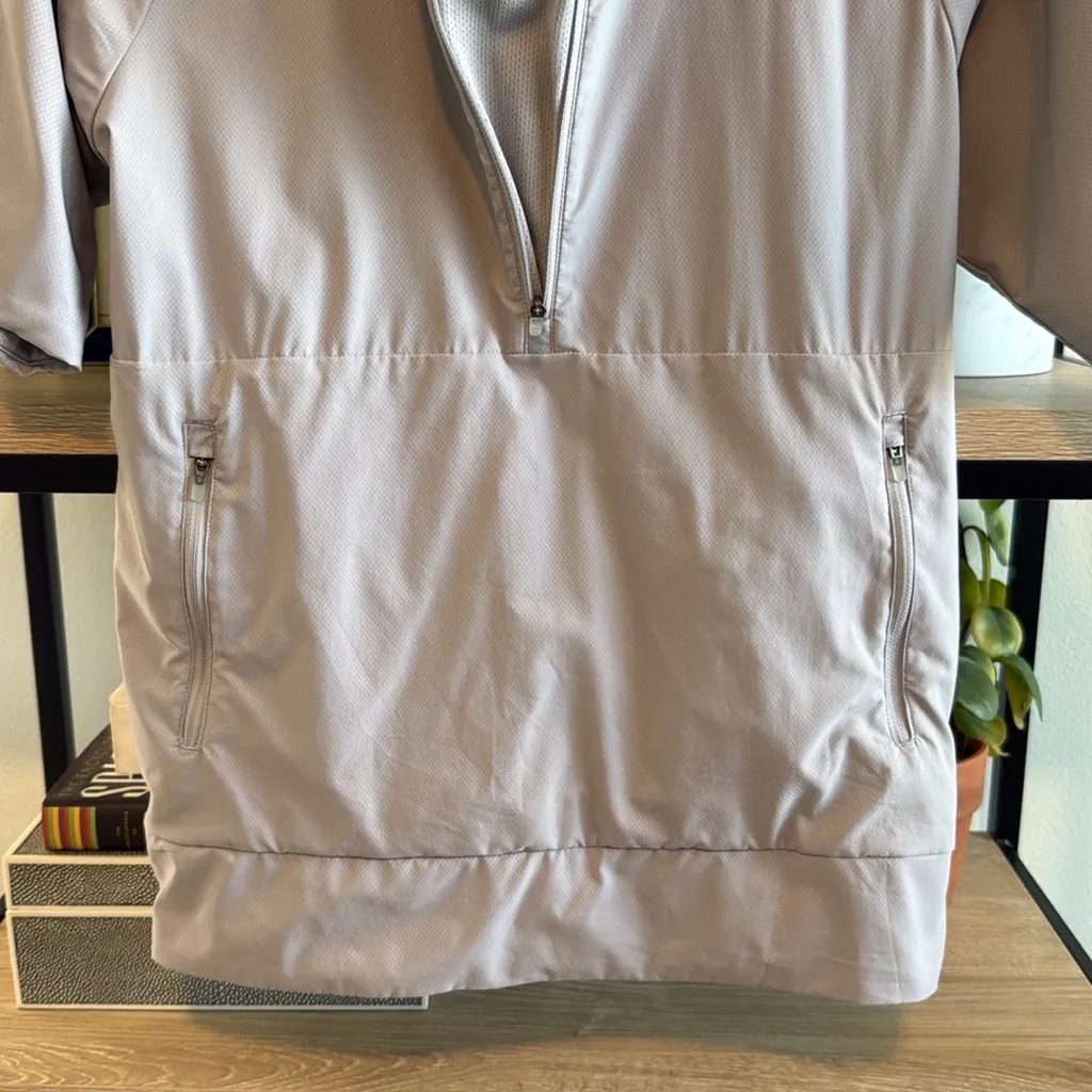 Nike Women's Gray 1/2 Zip Pullover Jacket, S - Image 4