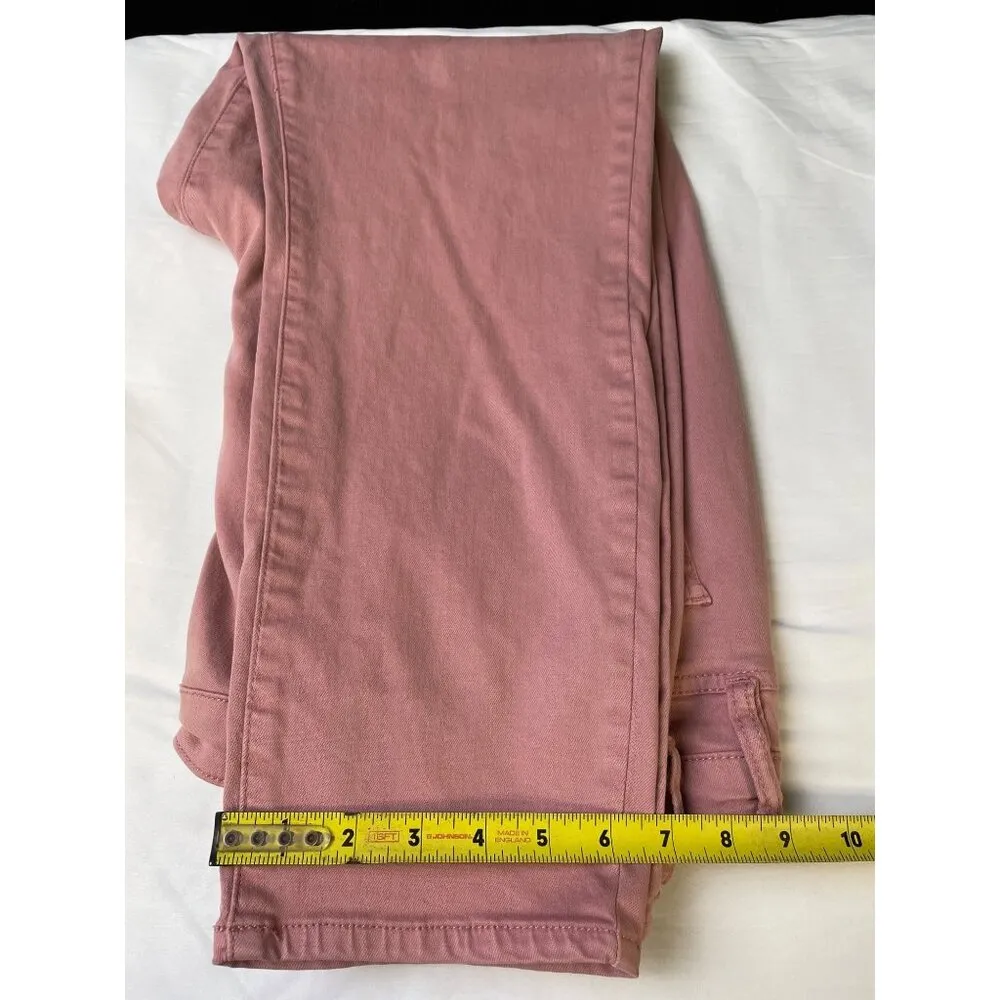 Buffalo Women's Pink Cropped Jeans/ High Rise/Stretch  SIze 16/36 SKU 3488 - Image 5