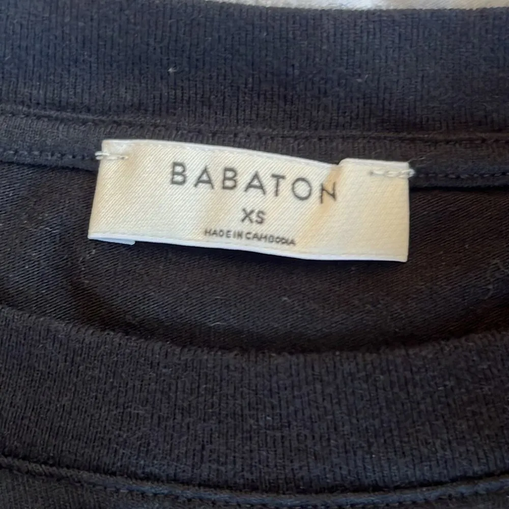 Babaton croped muscle tee top. Size XS - Image 3