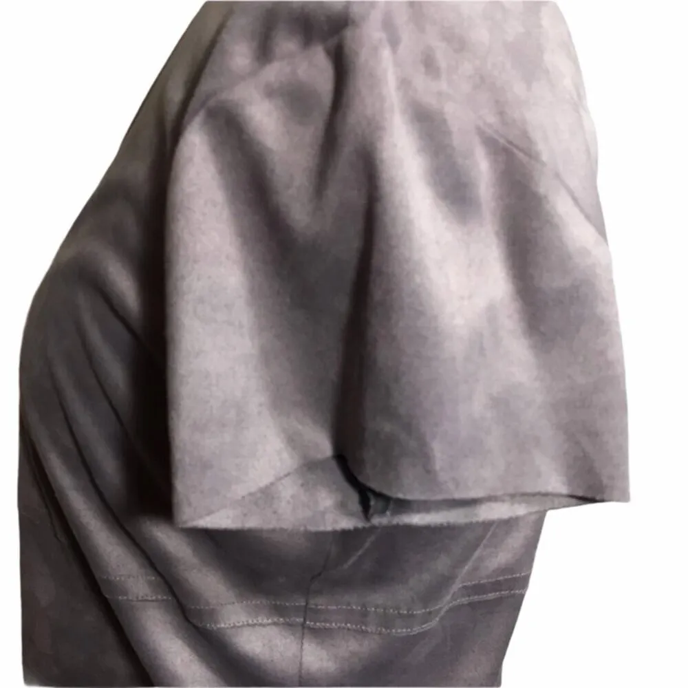 Max studio lavender microsuede short sleeve blouse - Image 2