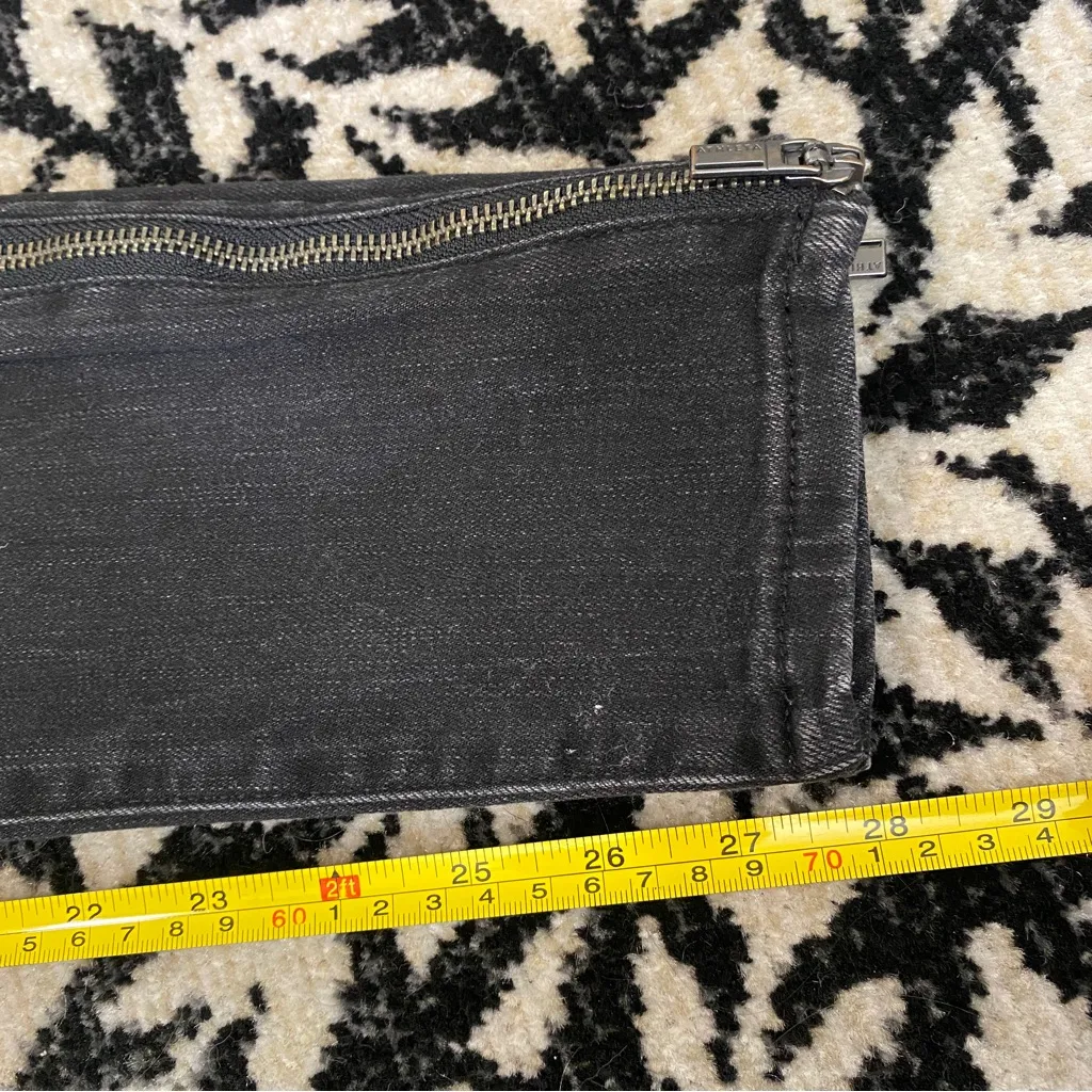 Athleta Sculptek Ultra Skinny Zip Ankle Jeans Carbon Wash size 6 - Image 15