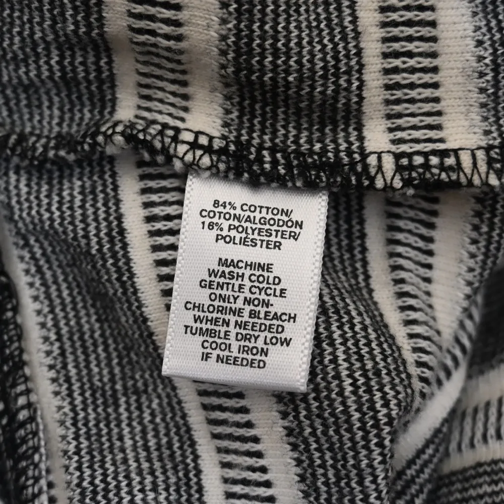 Lou & Grey Womens S Grey Striped Long Sleeve Top - Image 8