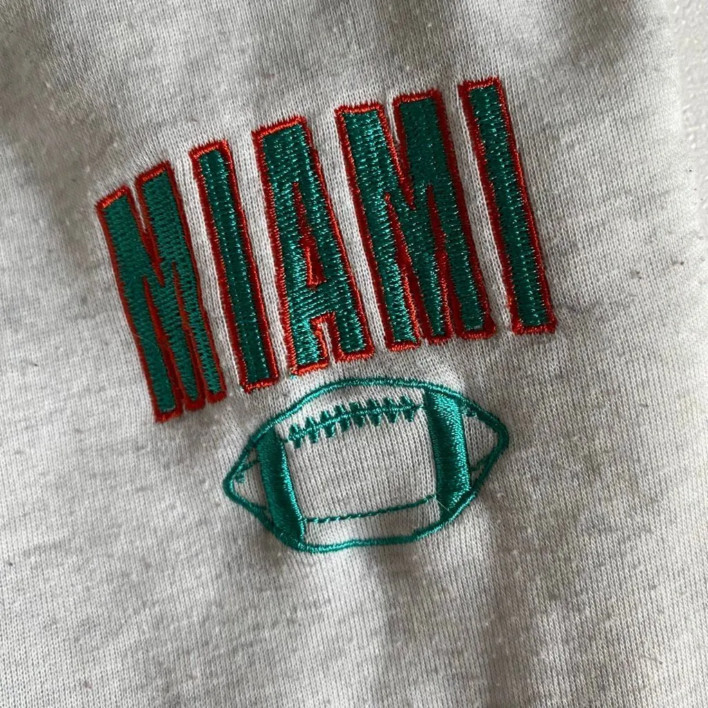 Miami Sweatpants Women’s Large Gray Fleece Joggers Elastic Waist - Image 7