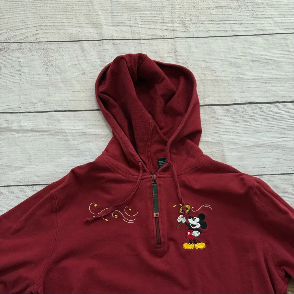 Disney Mickey Unlimited Pullover Sweatshirt Hoodie Women’s Sz XL Mickey Mouse - Image 3