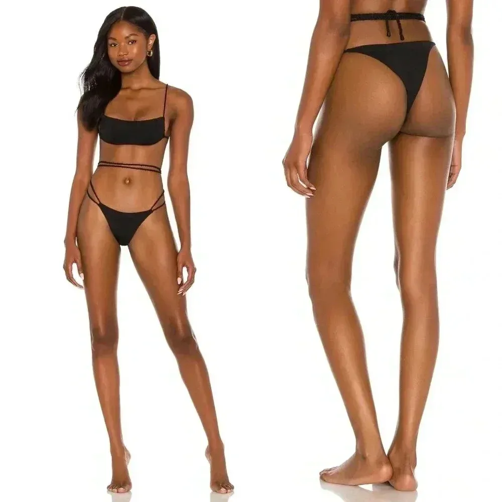 Agua Bendita Minta Kezia Bottom in Black Size Large NWOT $90 - Image 9