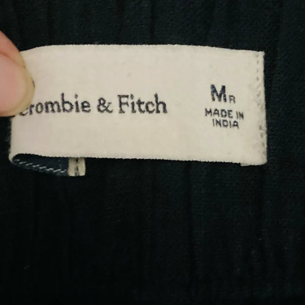 Abercrombie & Fitch linen blend black ultra wide leg pants. Size medium. - Image 5